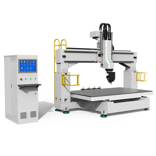 Machine de routeur CNC à 5 axes pour le travail du bois 3D