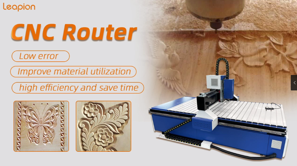 Leapion CNC Router Cutting Wood and MDF